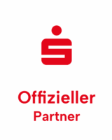 Logo der Sparkasse mit dem Text-Zusatz 'Offizieller Partner'